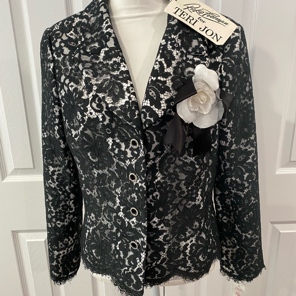 Teri Jon by Ricki Freeman Size 14 Jacket NWT vintage